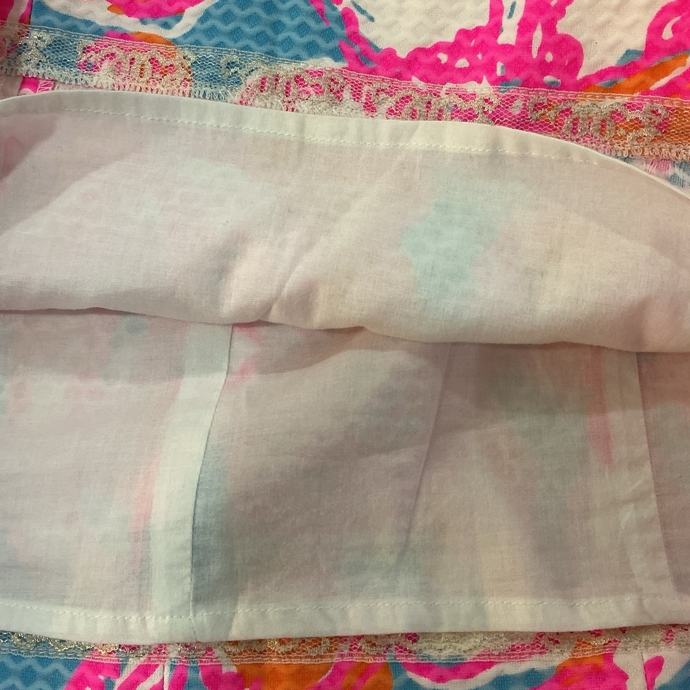 Lilly Pulitzer Iggy Dress Shorely Cut Out Detail Size 00 Resort Cruise Beach - Picture 10 of 14
